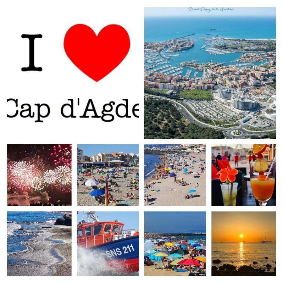 Studio Chaleureux Au Cap D'Agde Extérieur photo